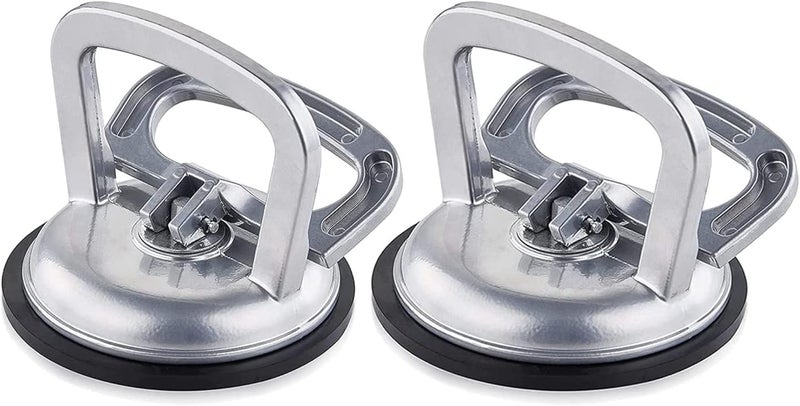anquanhepro Glass Suction Cup, Aluminum Alloy Heavy Vacuum Elevator, Used for Moving Glass/Window/Ceramic Tile/Mirror/Granite, Aluminum Alloy Pull Suction Cup (2) - Image 1